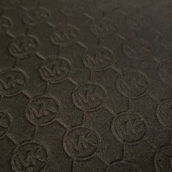Michael Kors Embossed Black Laptop Bag - Picture 3 of 7